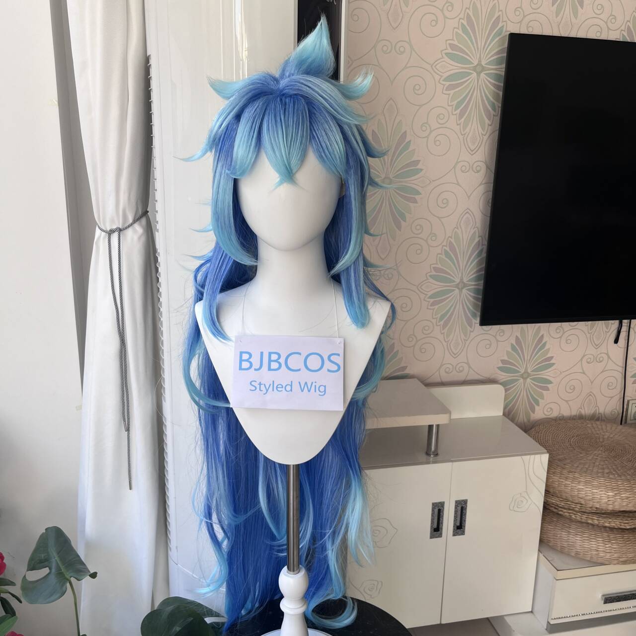 Anime Cosplay Long Hair - Parrucca Stilizzata Idia Cosplay Anime Twisted