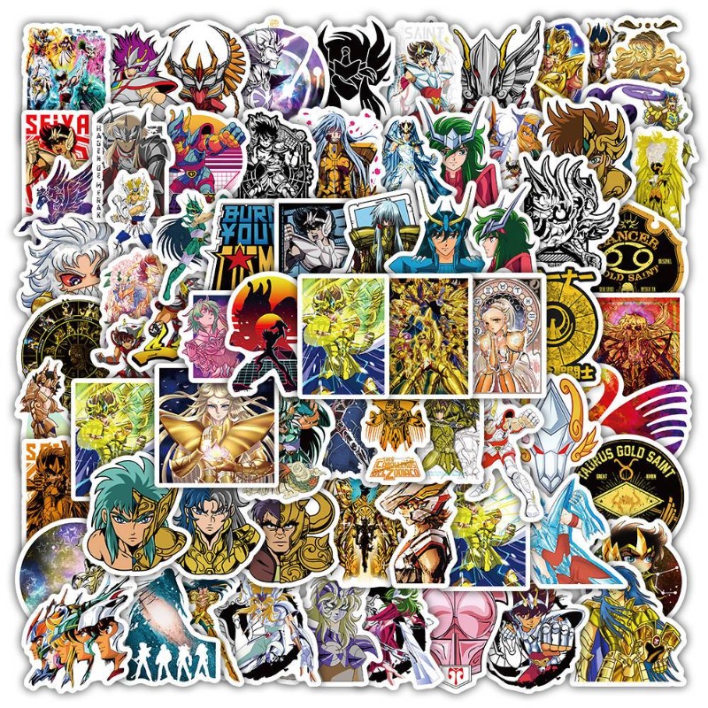 Anime Cosplay Diy - 101 Pezzi Adesivi Anime Saint Seiya,