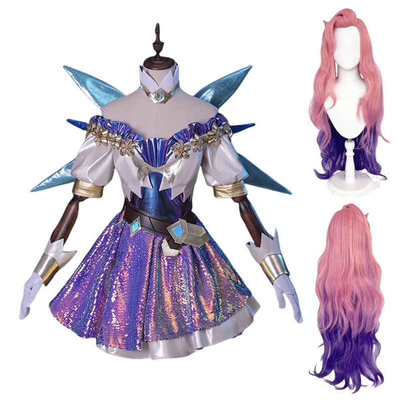 Anime Cosplay Dress For Women - LOL the Starry-Eyed Songstress Seraphine Costume