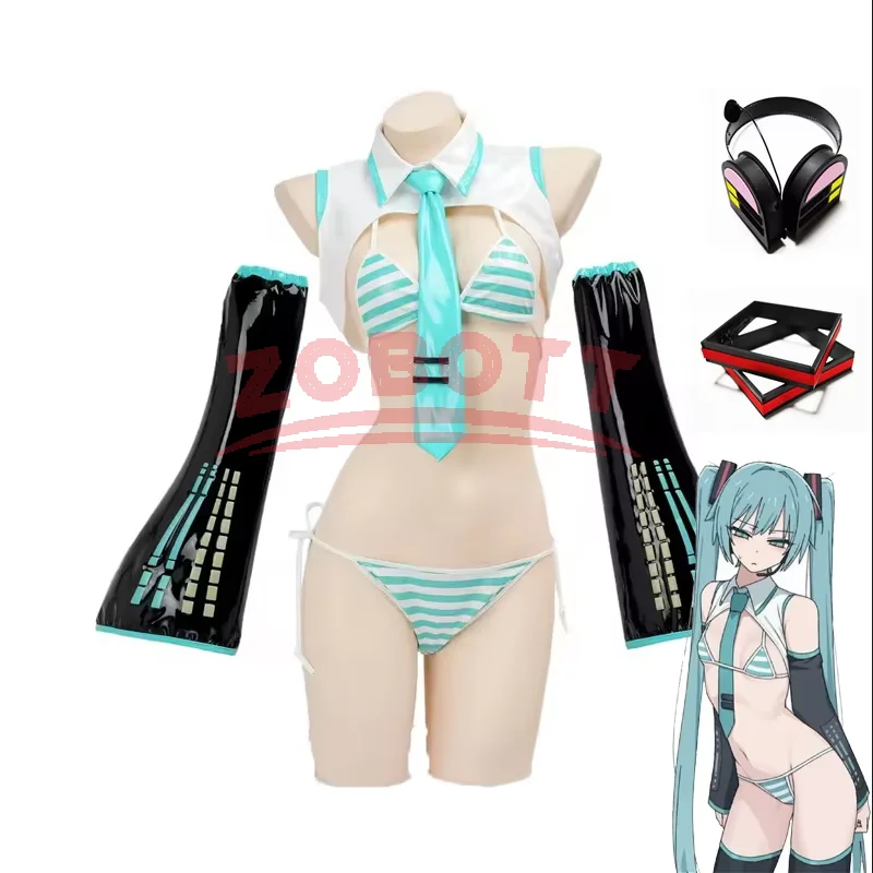 Anime Cosplay Bikini - Costume Cosplay Game Miku, Tuta Formula