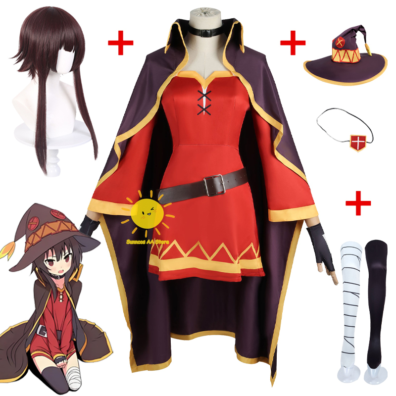 Anime Cosplay Dress For Women - Anime Megumin Costumi Cosplay Halloween Party
