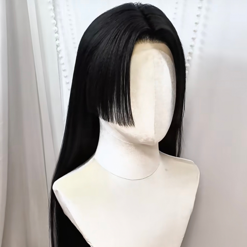 Anime Cosplay Girl With Black Hair - Parrucca cosplay Anime Boa Hancock, capelli