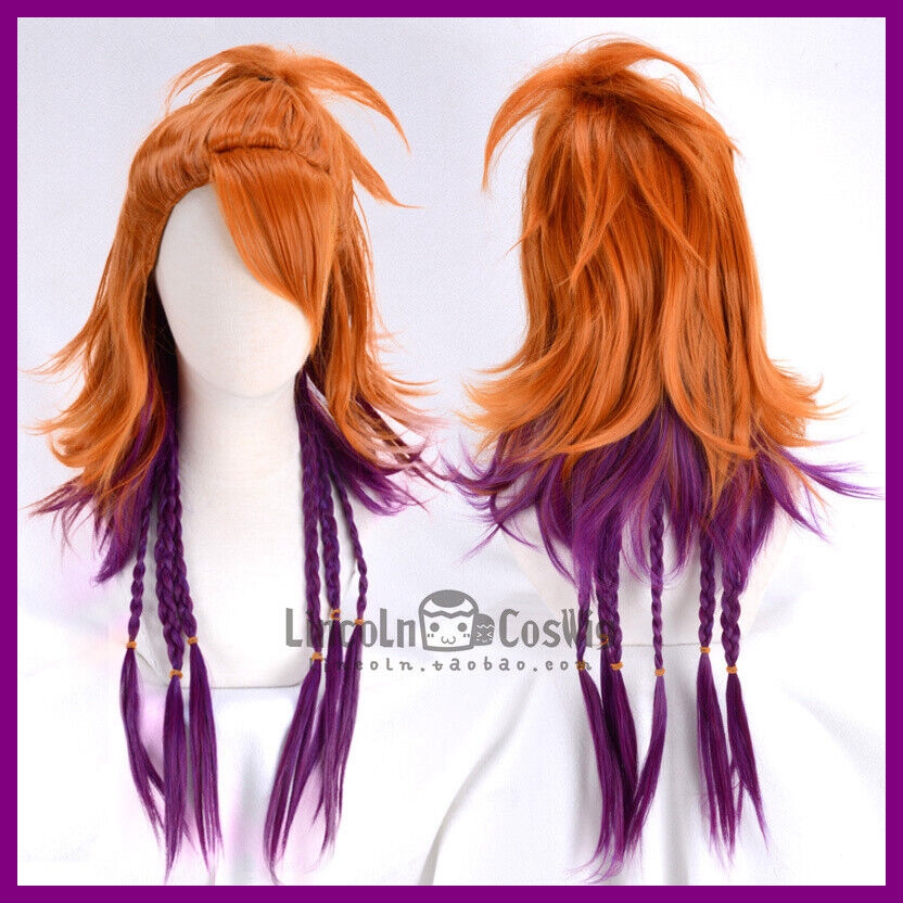 Anime Cosplay Long Hair - Parrucca Completa per Cosplay di Black