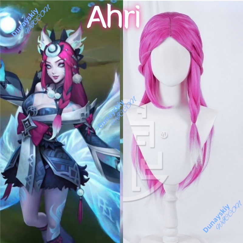 Anime Cosplay Long Hair - Parrucca cosplay Demon Fox Ahri a
