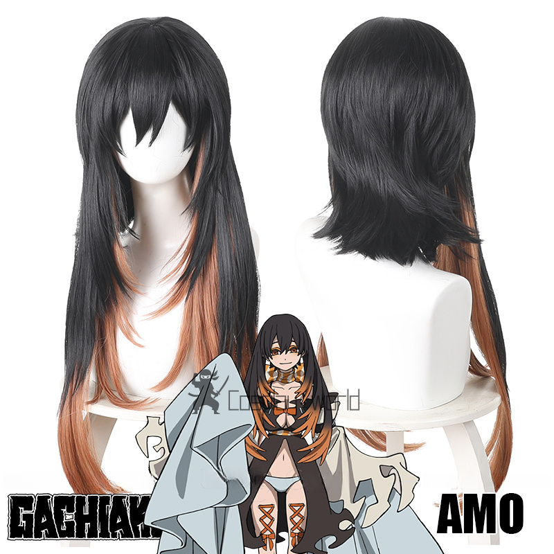 Anime Cosplay Girl With Black Hair - Parrucca cosplay Amo Empool Anime Gachiakuta
