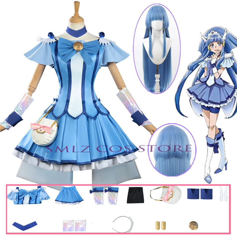 Anime Cosplay Dress For Women - Costume Cosplay Anime Smile Glitter Breeze