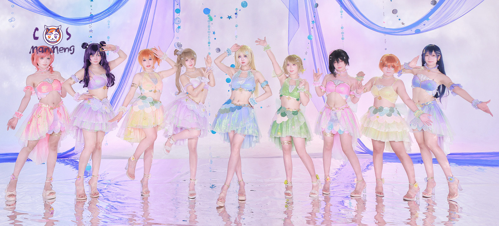 Anime Cosplay Bikini - Anime LoveLive! Costume da Sirena Hanayo