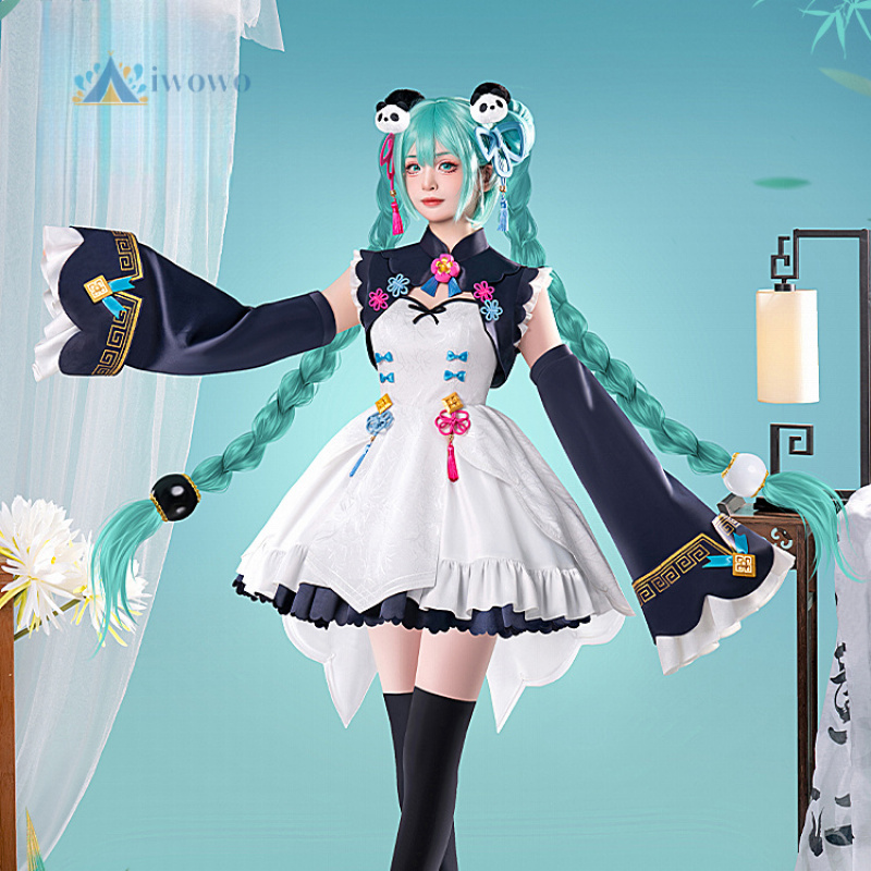 Anime Cosplay Female - Anime Project Sekai Cosplay Miku Costume