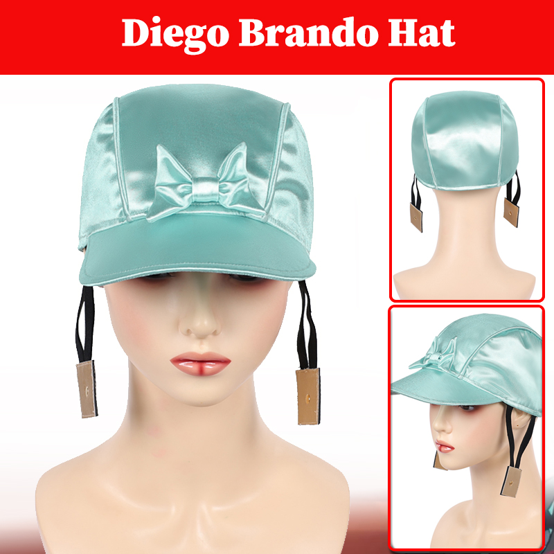 Jojo Bizarre Hat - Cappello per Cosplay Diego Brando, Copricapo