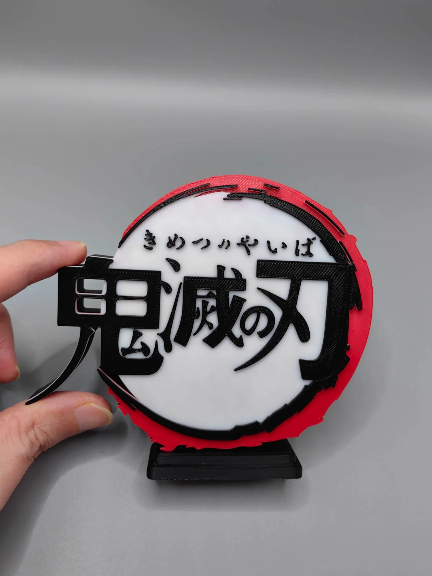 Anime Kimetsu No Yaiba 3D Logo - Anime Cosplay Title recensione e prezzo
