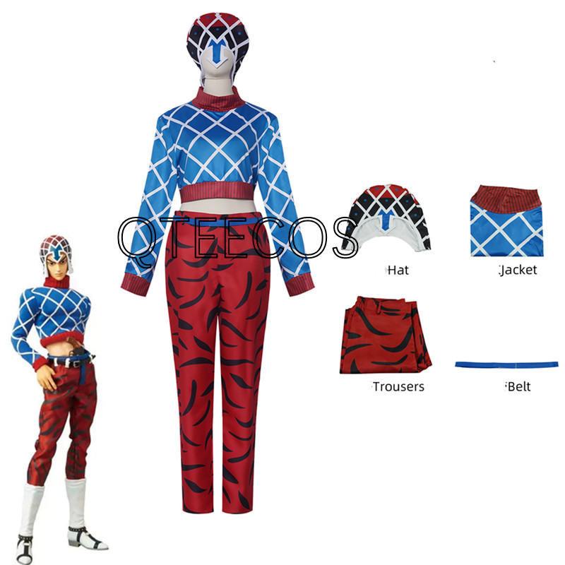 Jojo Guīdo Mista Cosplay Bizar - Jojo Bizarre Hat recensione e prezzo