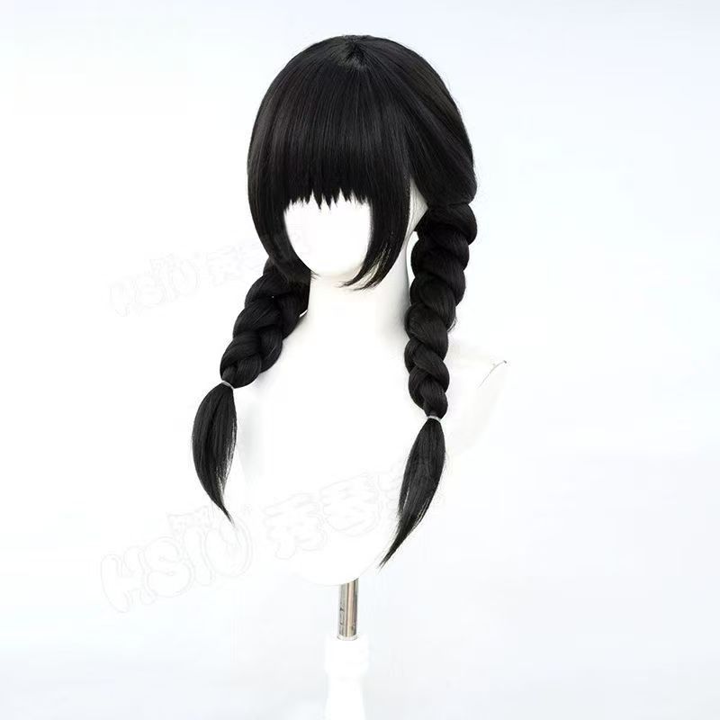 Parrucca per festa di Hallowee - Anime Cosplay Girl With Black Hair recensione e prezzo