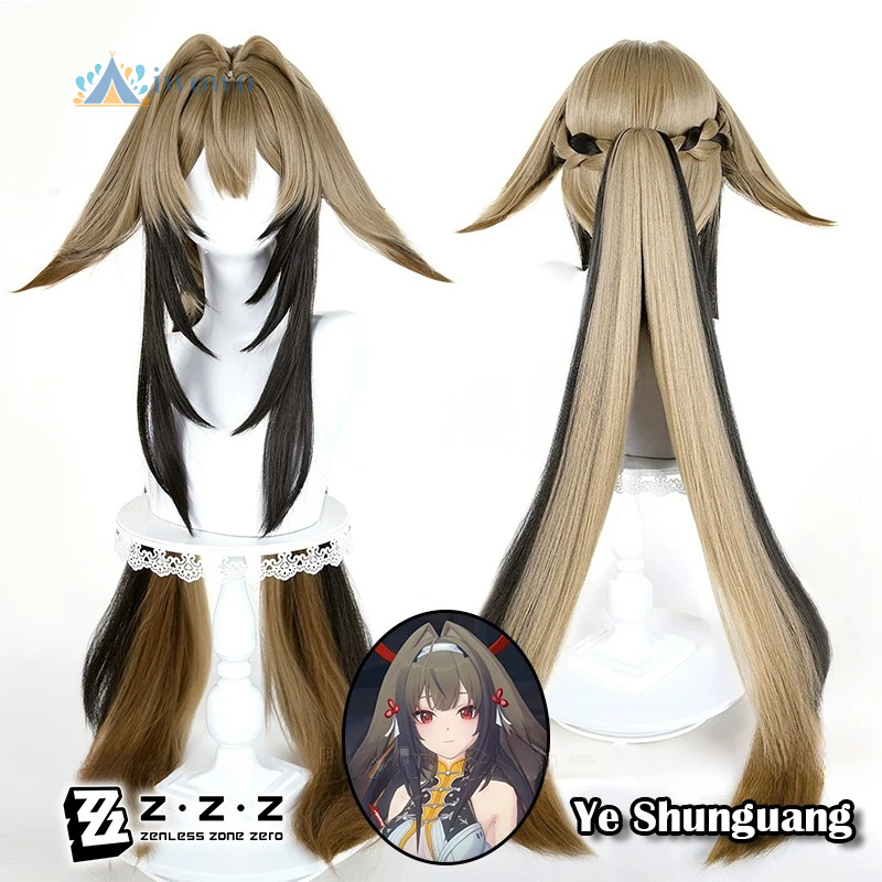 Zenless Zone Zero Ye Shunguang - Anime Cosplay Girl With Black Hair recensione e prezzo