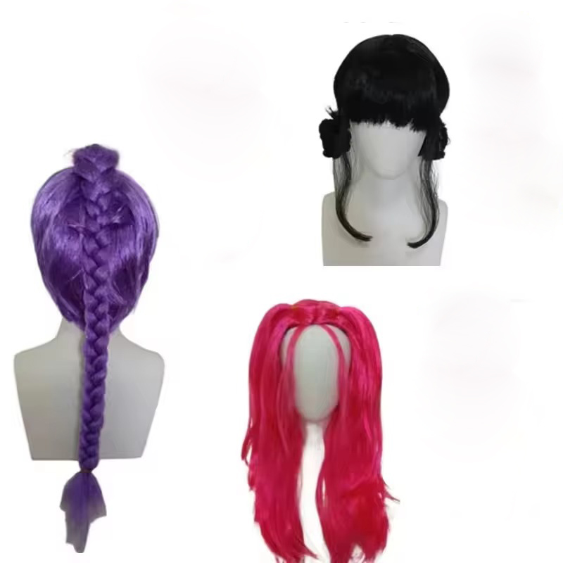 Parrucca Sintetica Lunga Viola - Anime Cosplay Girl With Black Hair recensione e prezzo