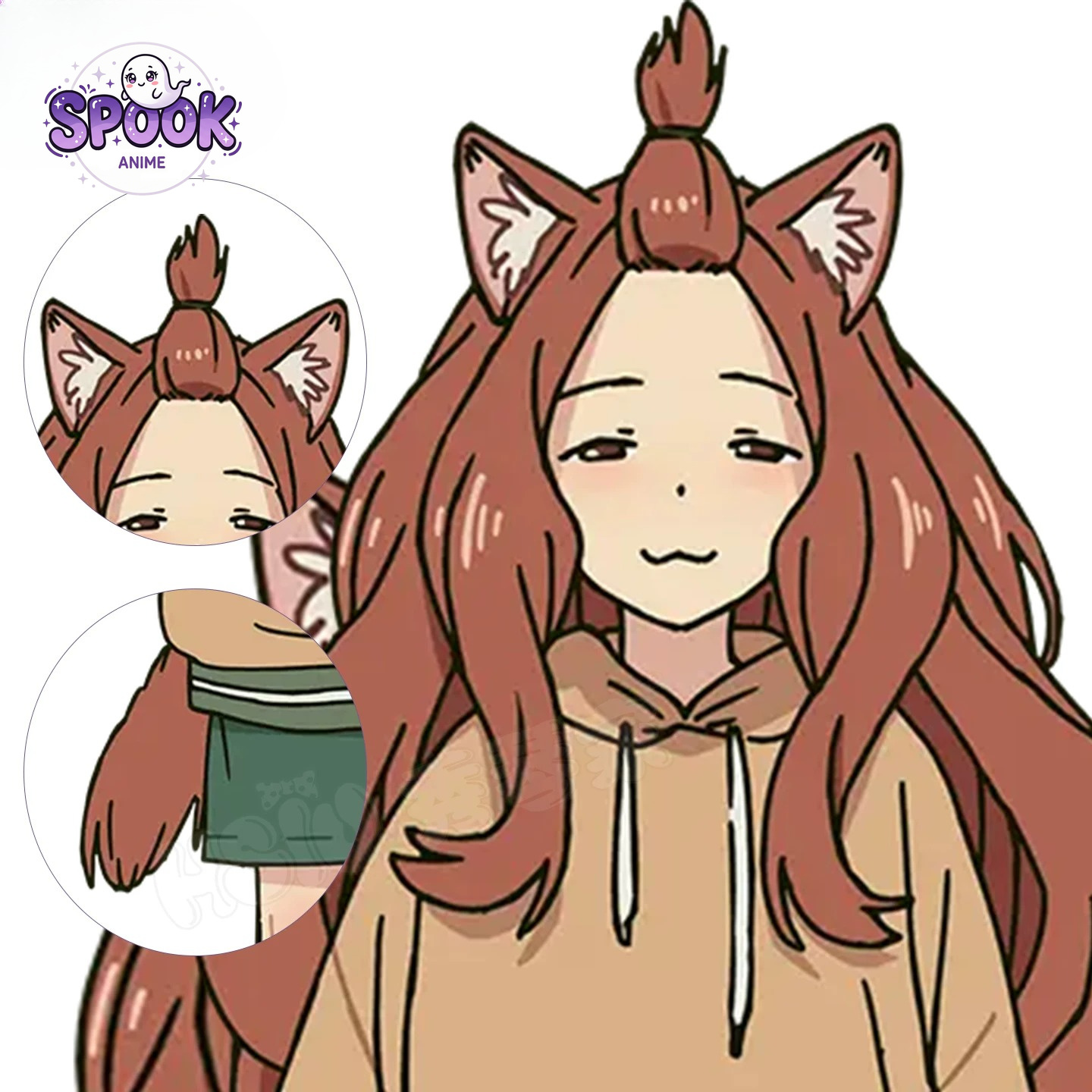 Parrucca Lunga Marrone con Ore - Anime Cosplay Long Hair recensione e prezzo
