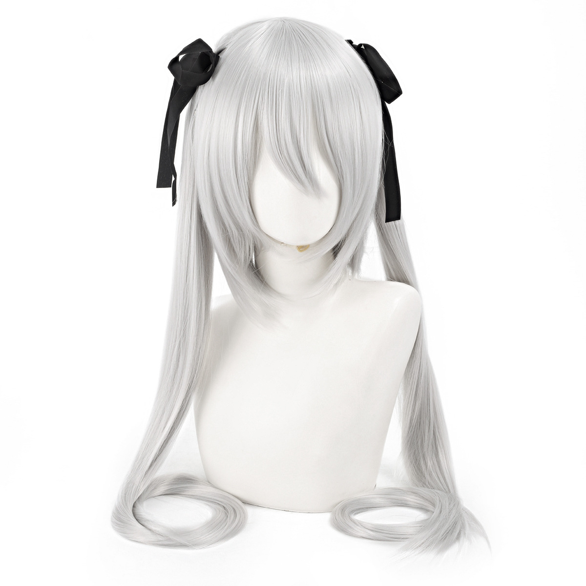 Parrucca Sintetica per Cosplay - Anime Cosplay Girl With Black Hair recensione e prezzo