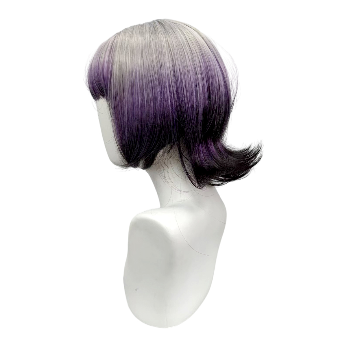 Parrucca Bob Ombré Grigio Viol - Anime Cosplay Girl With Black Hair recensione e prezzo