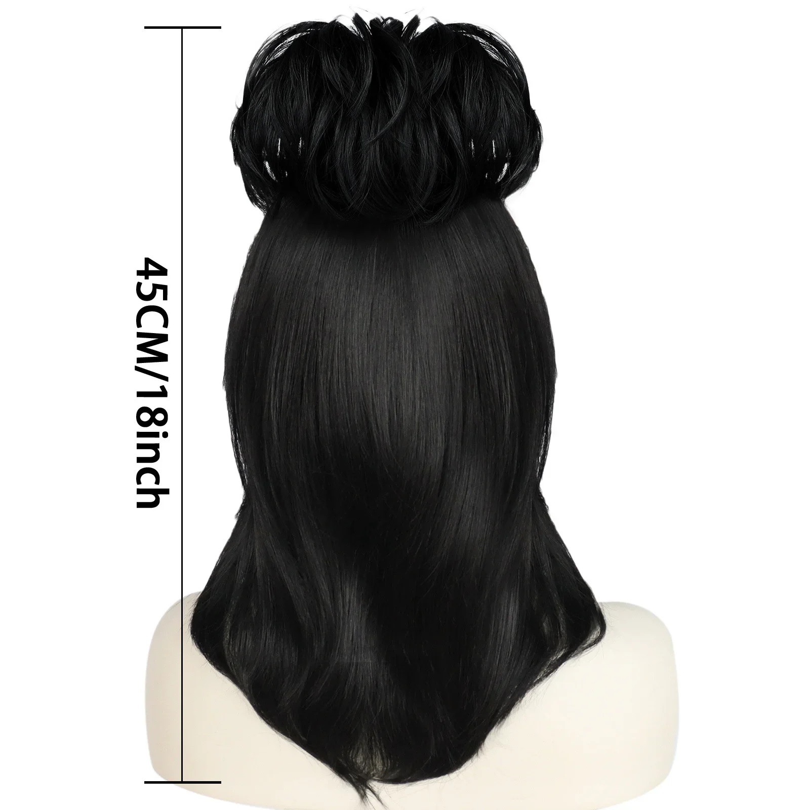 Lydia Deetz Parrucca Cosplay A - Anime Cosplay Girl With Black Hair recensione e prezzo