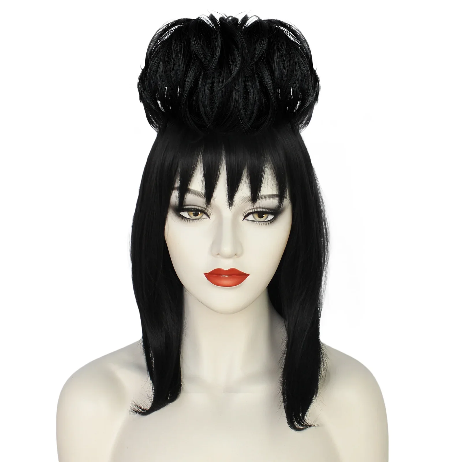 Lydia Deetz Parrucca Cosplay A - Anime Cosplay Girl With Black Hair recensione e prezzo