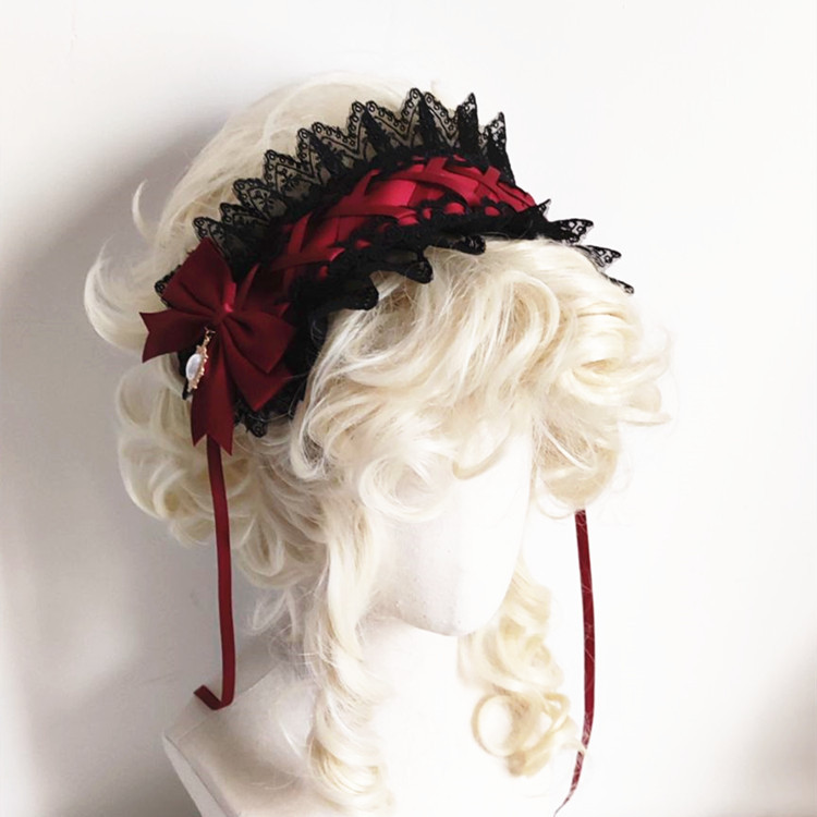 Fascia per capelli in pizzo Lo - Anime Cosplay Girl With Black Hair recensione e prezzo